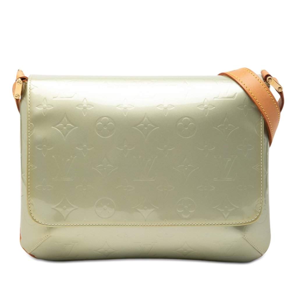 Louis Vuitton Monogram Vernis Thompson Street Green Leather Very good - Front View