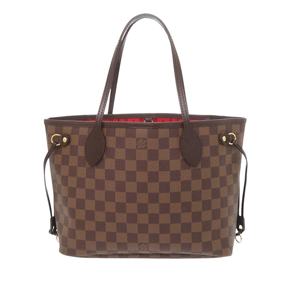 Louis Vuitton Damier Ebene Neverfull PM Brown Very good condition - Front View