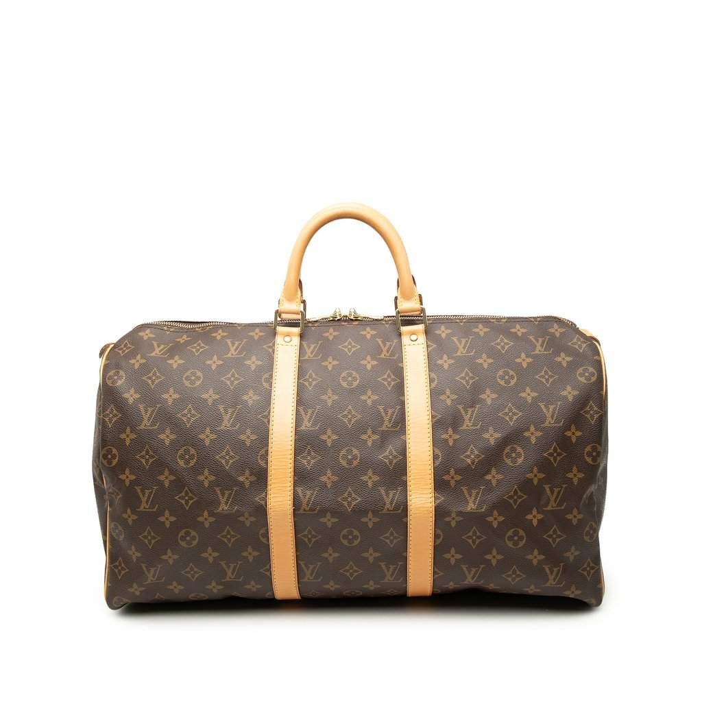 Louis Vuitton Monogram Keepall 50 Brown Very good condition - Front View