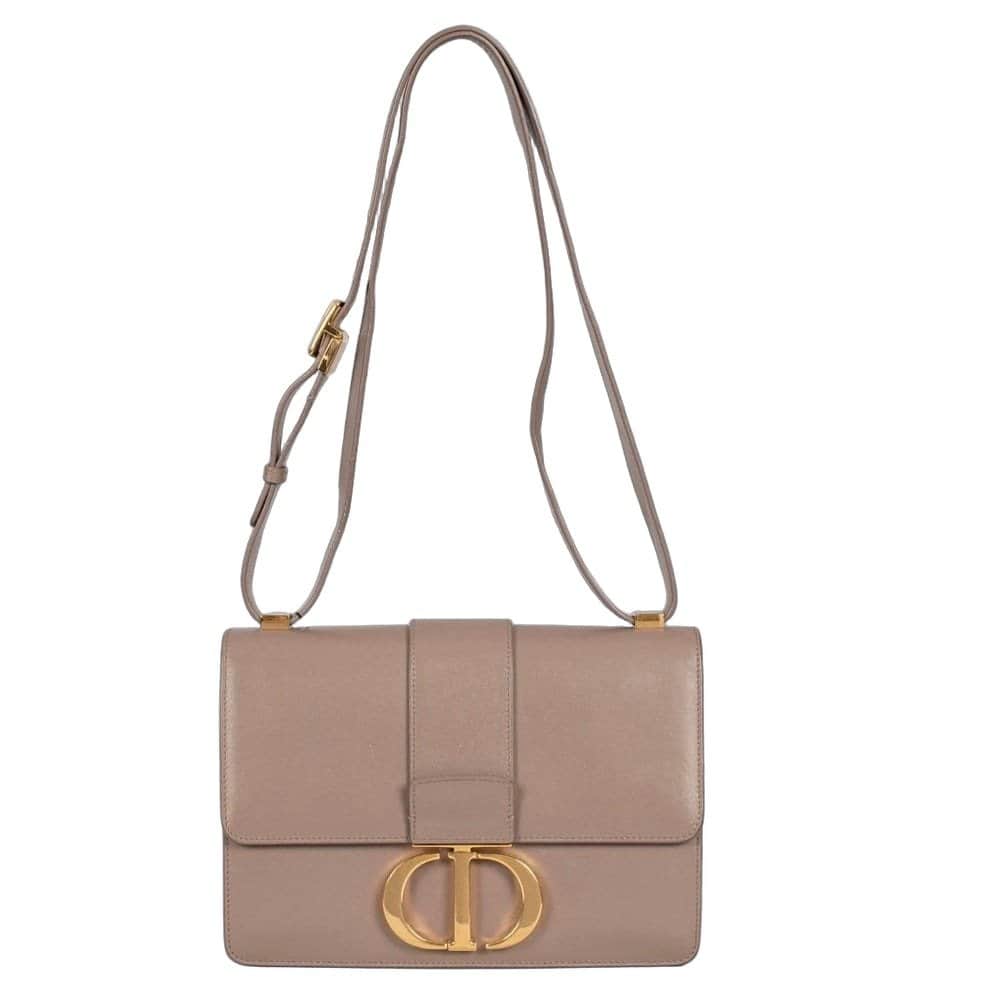 Christian Dior Christian Dior 30 Montaigne Leather Shoulder Bag Pre-owned Brown Leather Good condition - Front View