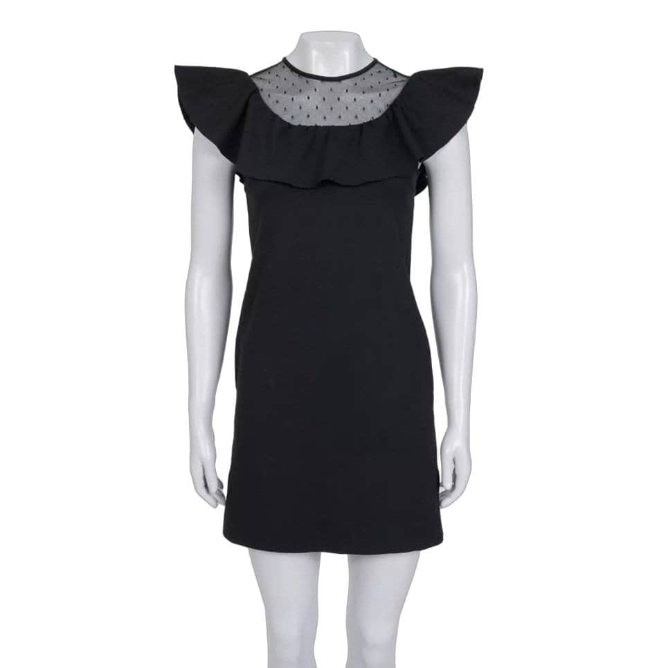 Valentino Red Valentino Black Fitted Dress Sz.XS pre-owned Black Good condition - Front View