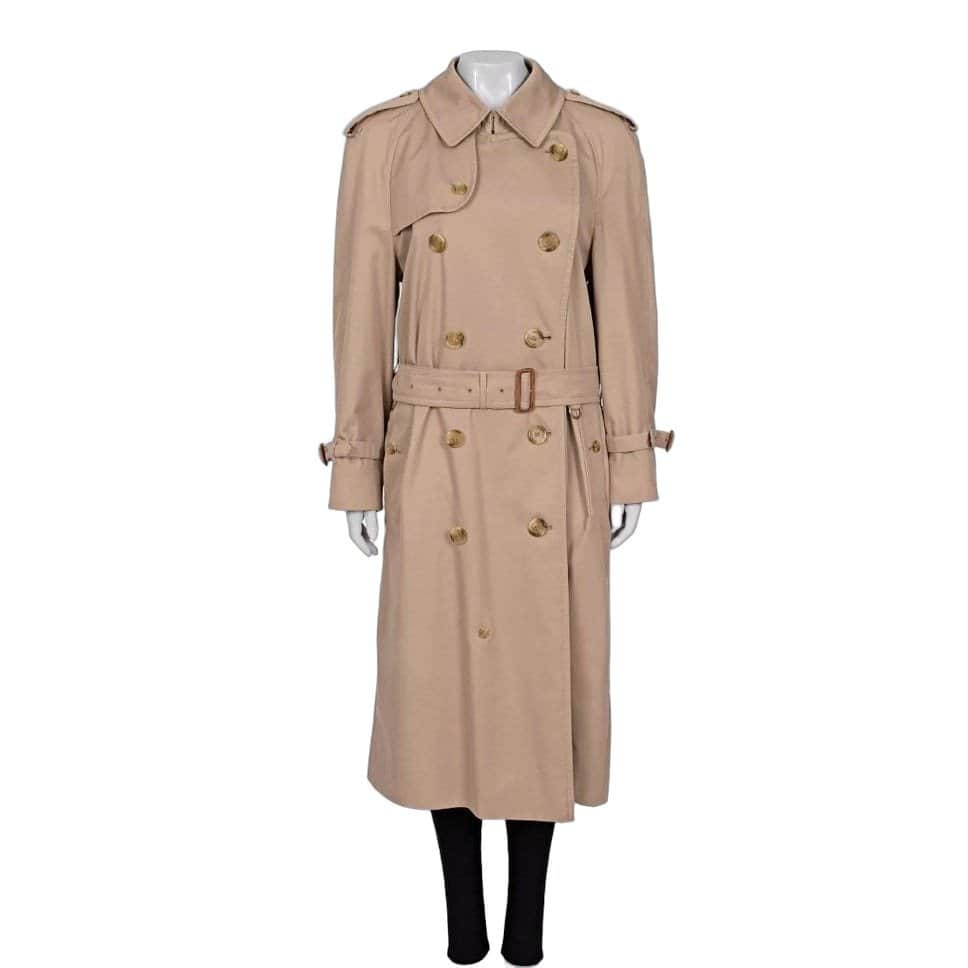 Burberry Burberry Double-Breasted Brown Trench Coat - IT 48/XXL pre-owned Brown Good condition - Front View