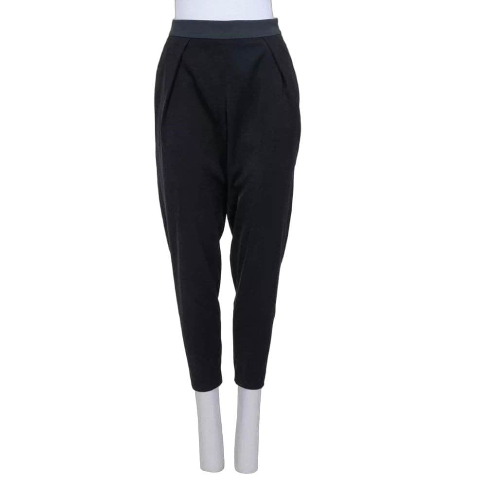 Issey Miyake Issey Miyake Black Fitted Trousers - US 2 | XS pre-owned Black Good condition - Front View
