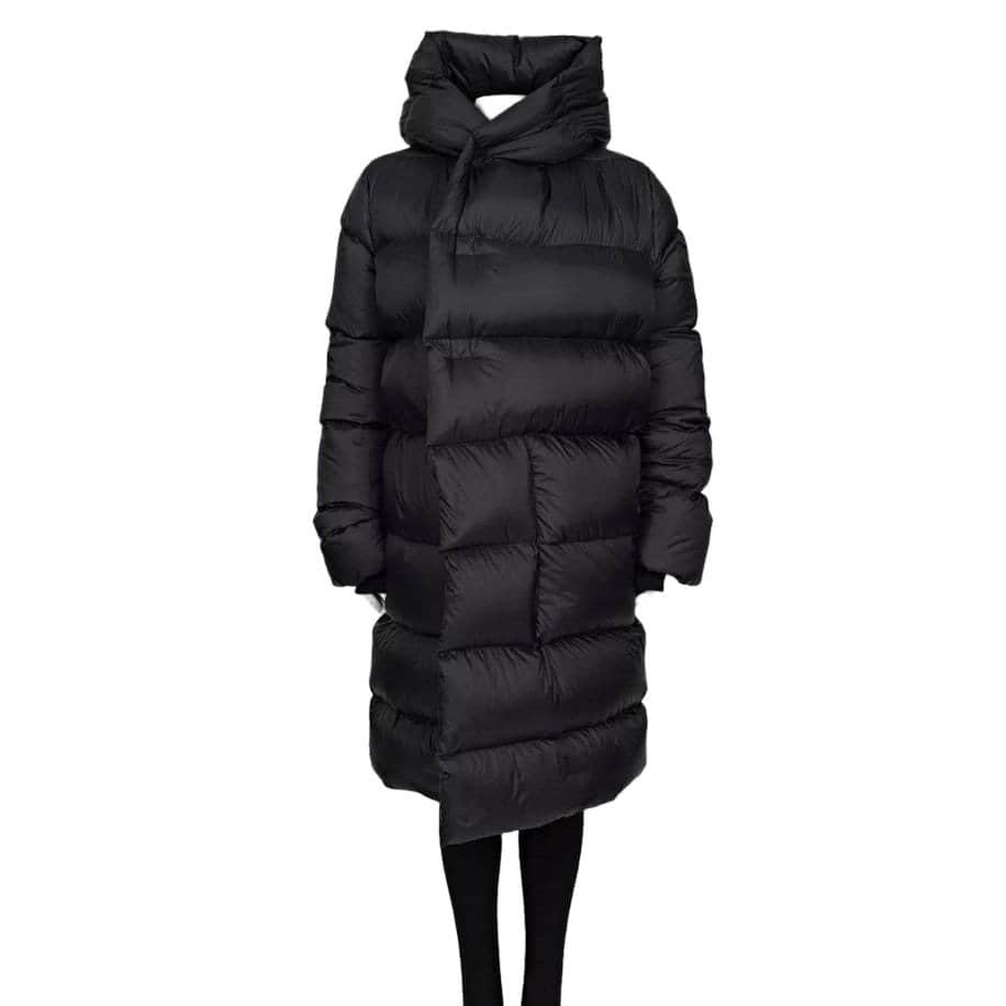 Rick Owens Rick Owens Black Oversized Puffer Jacket Size M Pre-owned Black Good - Front View