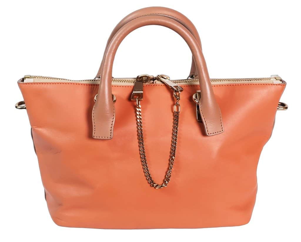 Chloé Two way Beige Salmon bag Beige Leather Good - Front View