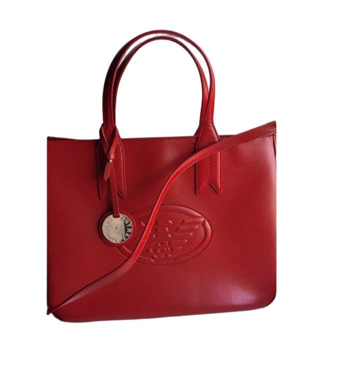 Emporio Armani It's Amazing Red Leather Never worn - Front View