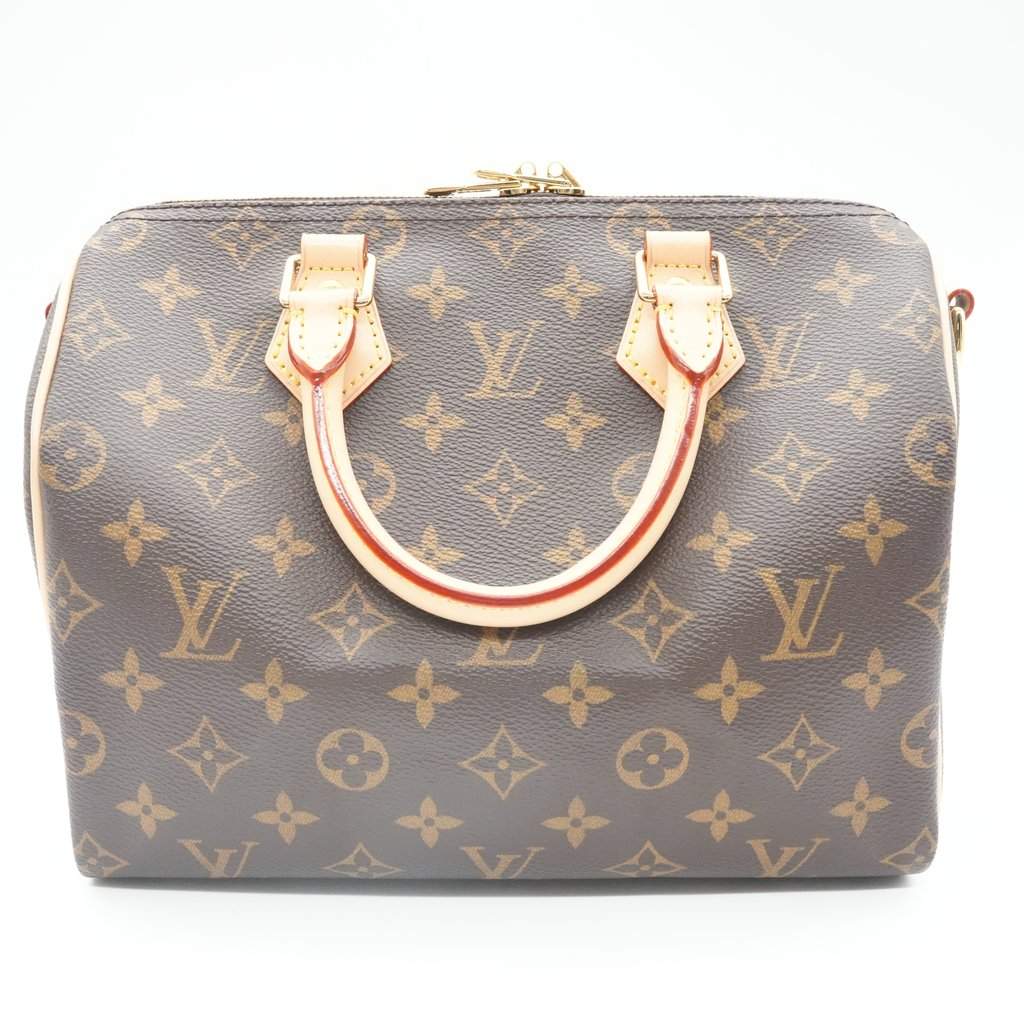 Louis Vuitton Speedy 25 Bandouliere Monogram Beige Canvas Very good - Front View