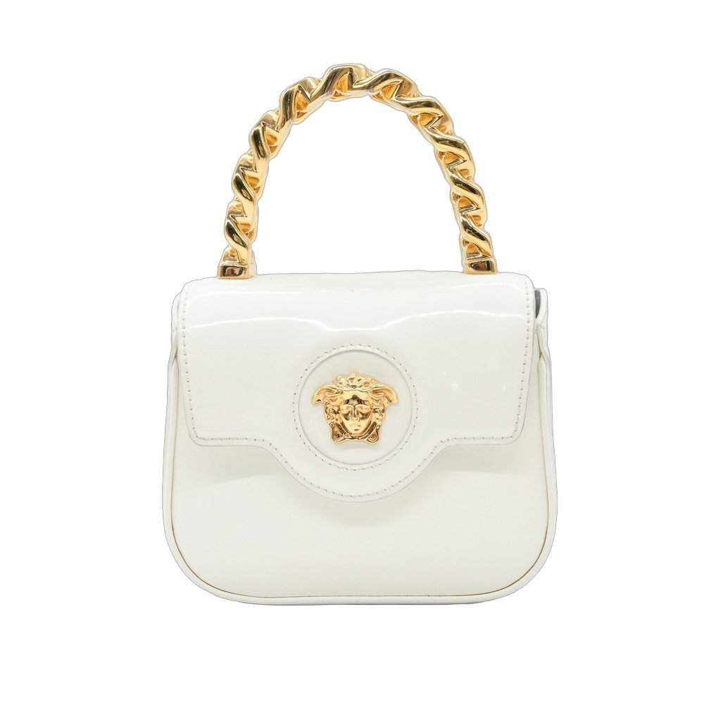 Versace La Medusa Mini White White Leather Very good - Front View