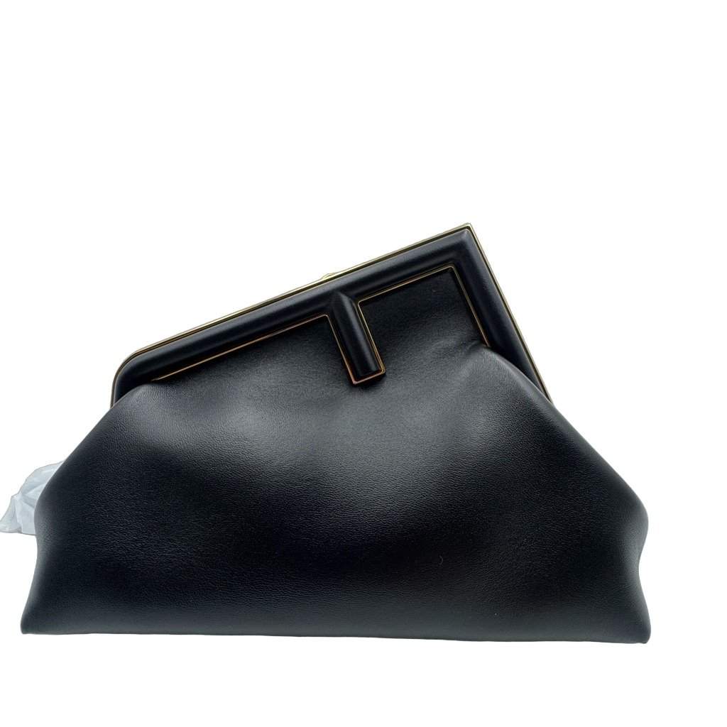 Fendi First Black Leather Very good - Front View
