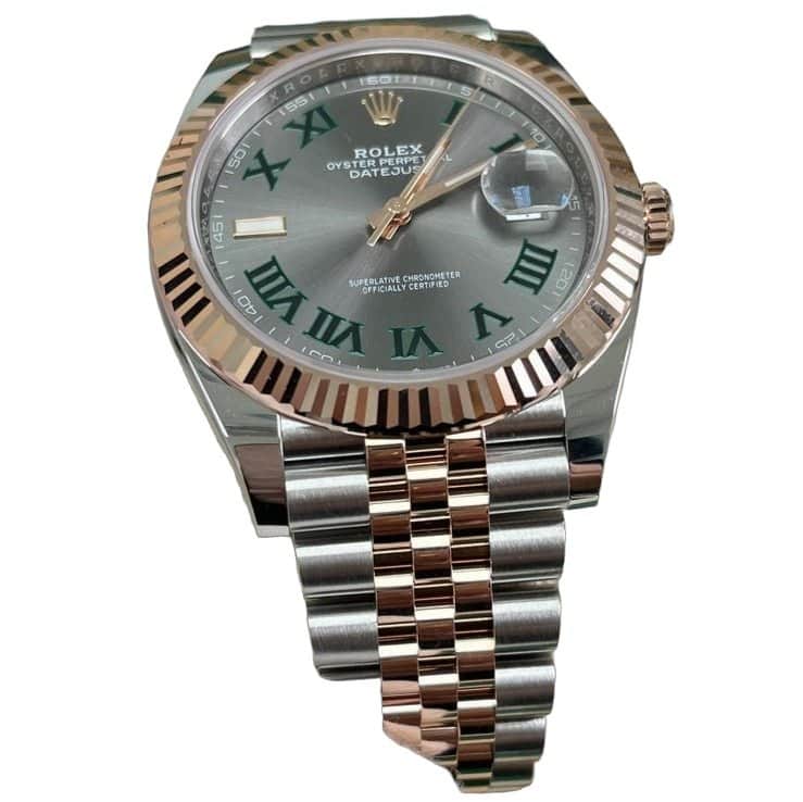 Rolex Datejust 41 Pink Never worn - Front View