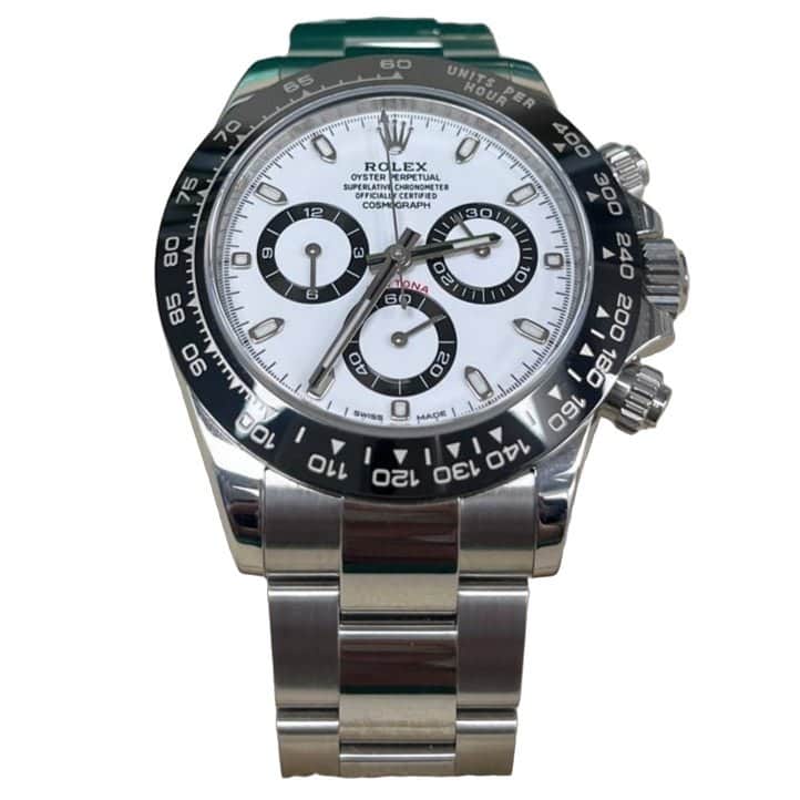 Rolex Daytona 40mm White Never worn - Front View