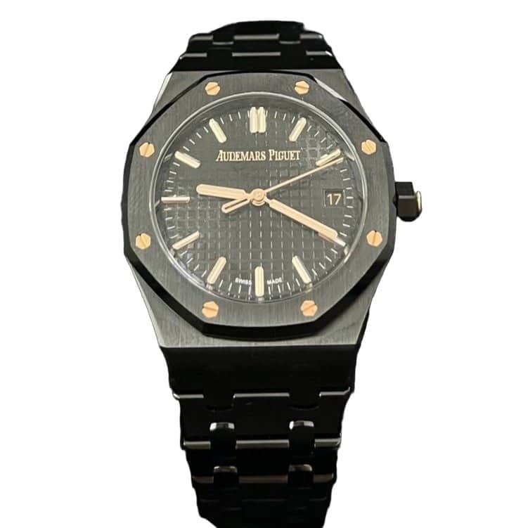 Audemars Piguet Royal Oak Selfwinding 34mm Black Never worn - Front View