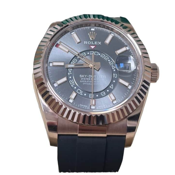 Rolex Sky-Dweller 42mm Pink Never worn - Front View