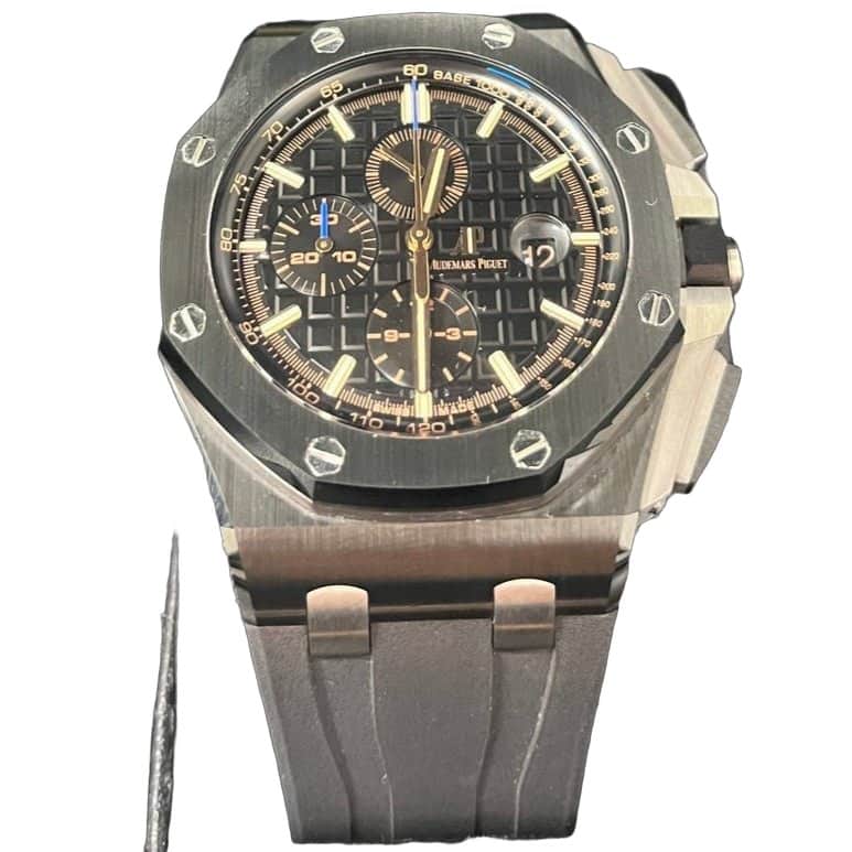 Audemars Piguet Royal Oak Offshore 44mm Black Never worn - Front View
