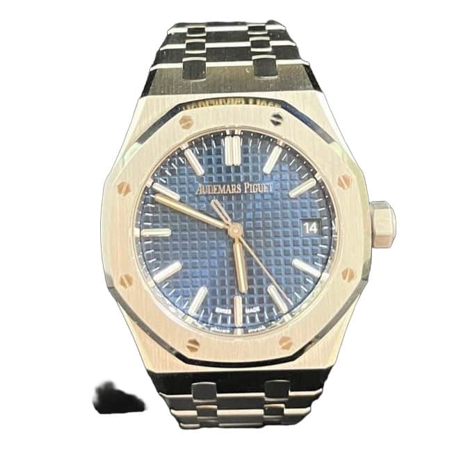 Audemars Piguet Royal Oak Selfwinding 37mm Blue Never worn - Front View