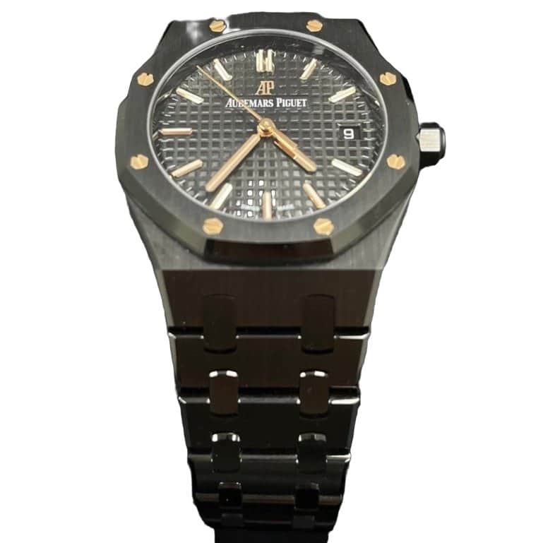 Audemars Piguet Royal Oak Selfwinding 34mm Black Never worn - Front View