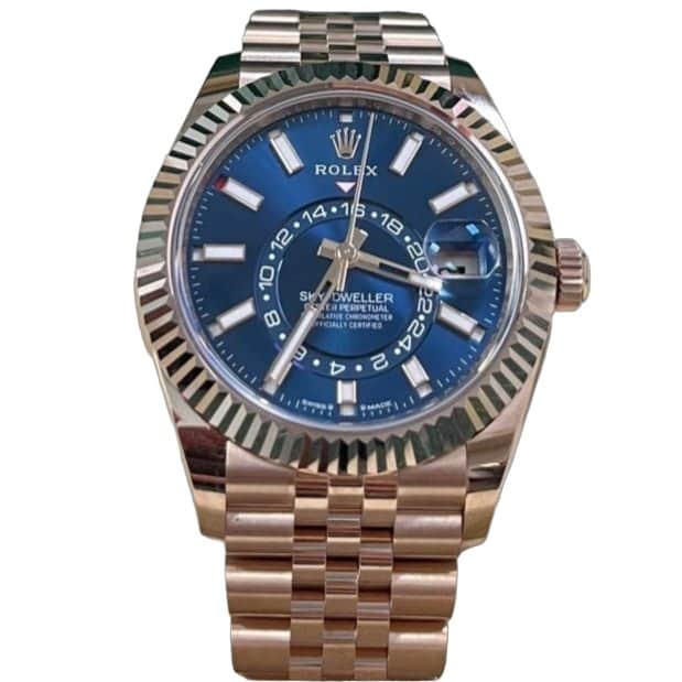 Rolex Sky-Dweller 42mm Pink Never worn - Front View