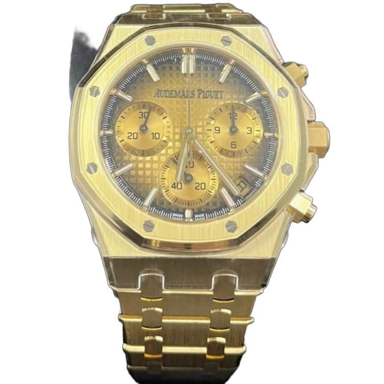 Audemars Piguet Royal Oak Chronograph 41mm Gold Never worn - Front View