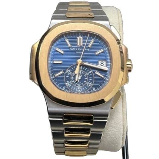 Patek Philippe Nautilus 40mm Blue Never worn - Front View