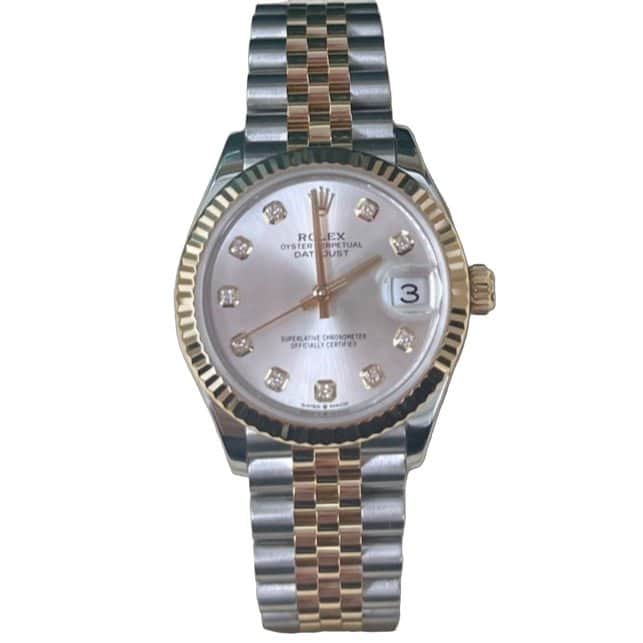 Rolex Datejust 31 Silver Never worn - Front View