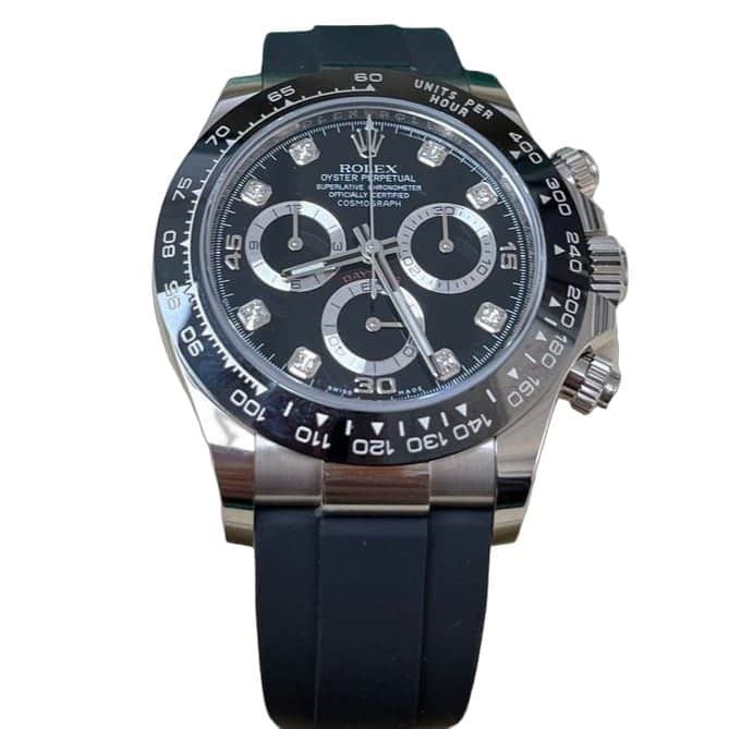 Rolex Daytona 40mm Silver Never worn - Front View