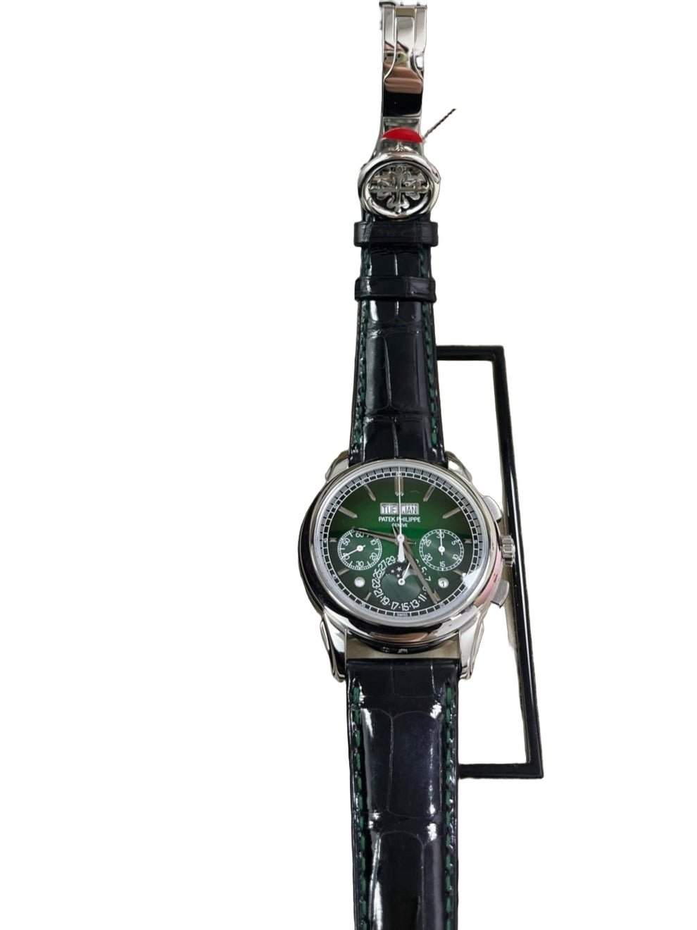 Patek Philippe Perpetual Calendar Chronograph Grand Complications Platinum Green Dial 5270P-0014 41mm Green Never worn - Front View
