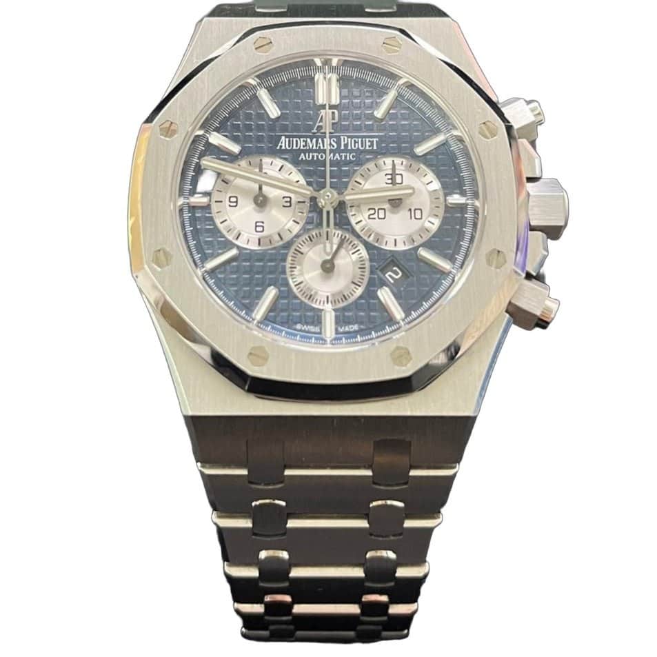Audemars Piguet Royal Oak Selfwinding Chronograph 41mm Silver Never worn - Front View