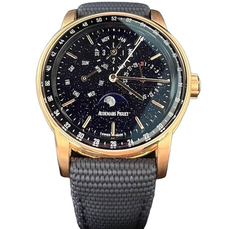 Audemars Piguet Perpetual Calendar Code 11.59 Reference # 26394OR.OO.D321CR.01 41mm MultiColor Never worn - Front View