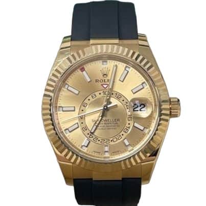 Rolex Sky-Dweller 42mm Gold Never worn - Front View