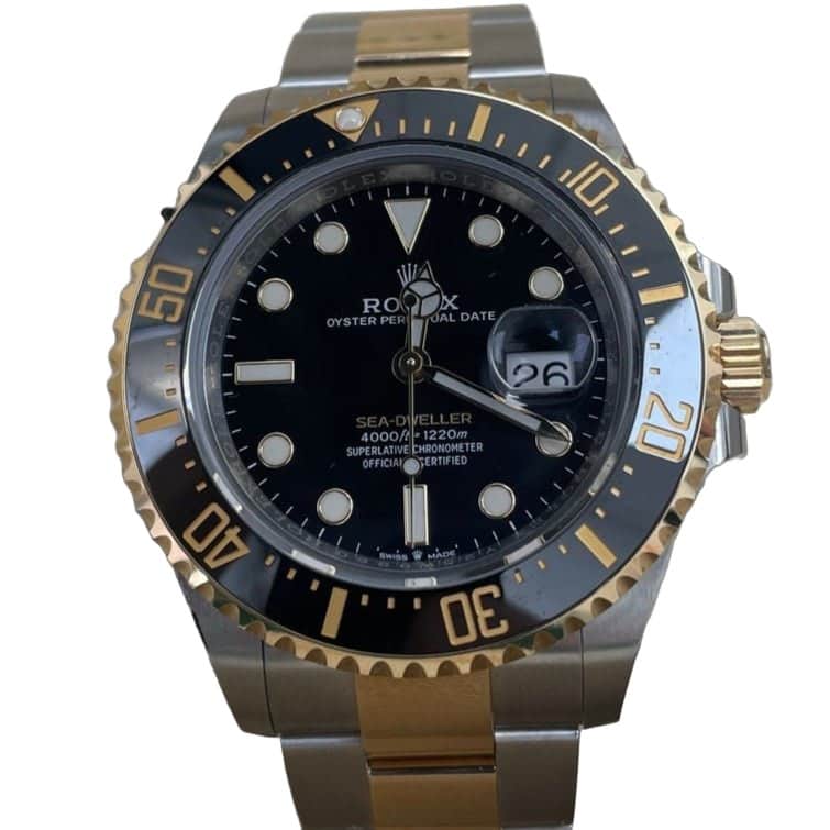 Rolex Sea-Dweller 43mm Gold Never worn - Front View