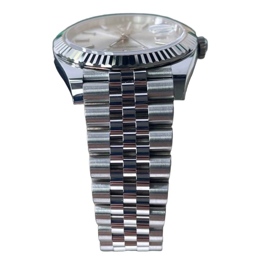 Rolex Datejust 41 Silver Never worn - Front View