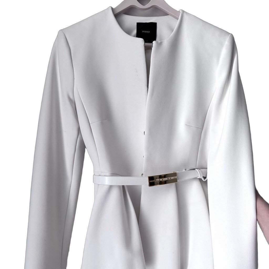 Pinko Blazer and Skirt White Very good - Front View
