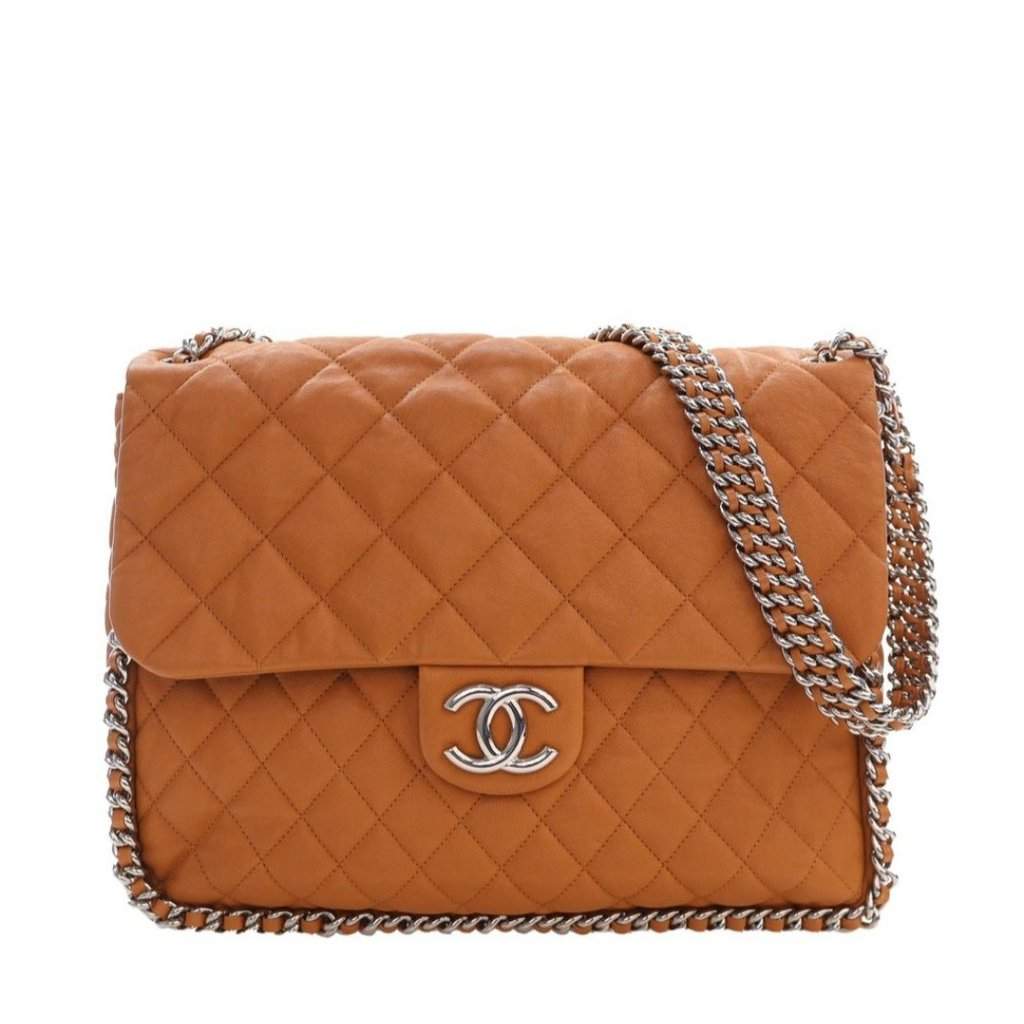Chanel Cambon Brown Fur Good - Front View