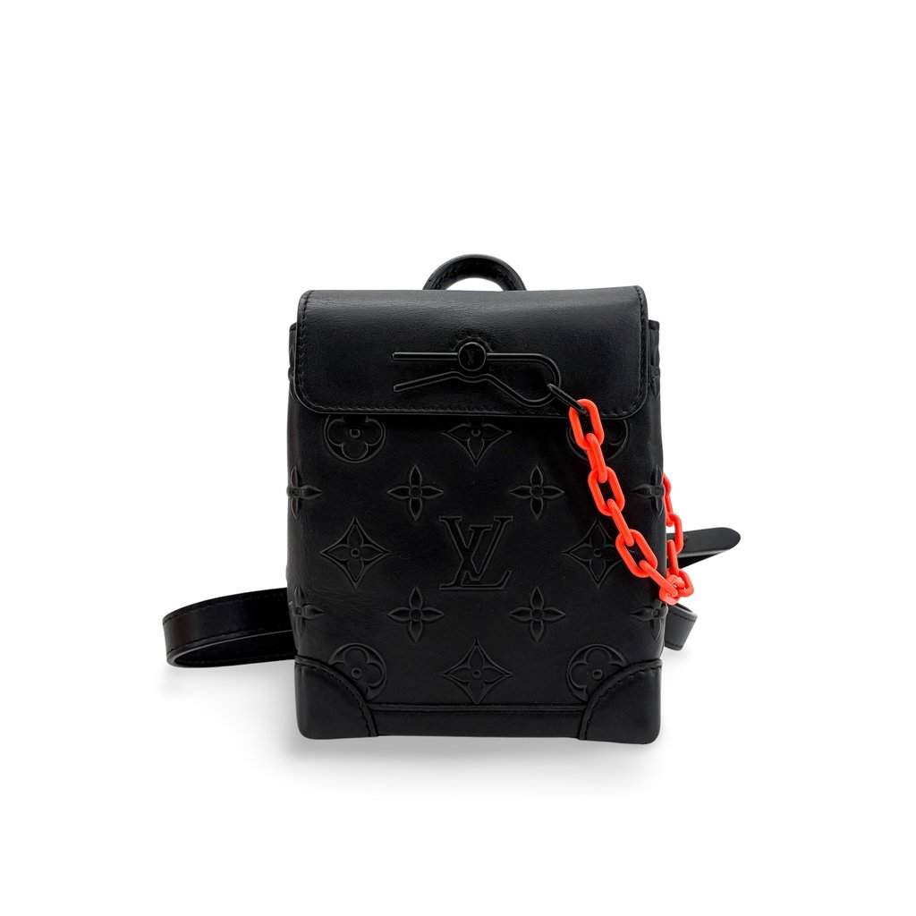 Louis Vuitton Monogram Torrillon Steamer XS Black Black Leather Very good - Front View