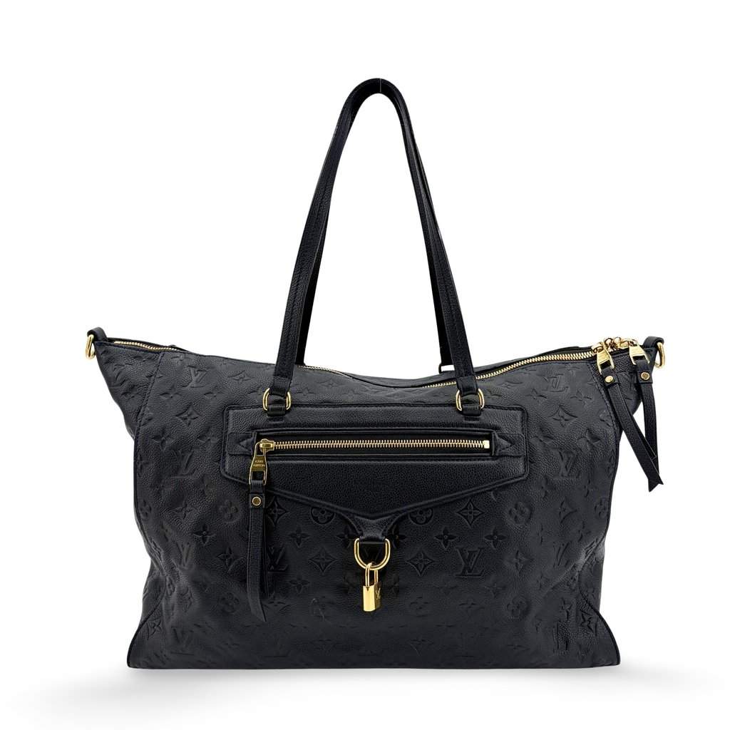 Louis Vuitton Monogram Empreinte Luminuse PM Black Black Leather Very good - Front View