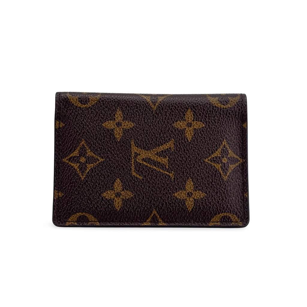 LOUIS VUITTON Carte Visite ブラウン Louis Vuitton Monogram Enveloppe Carte de Visite Brown Canva