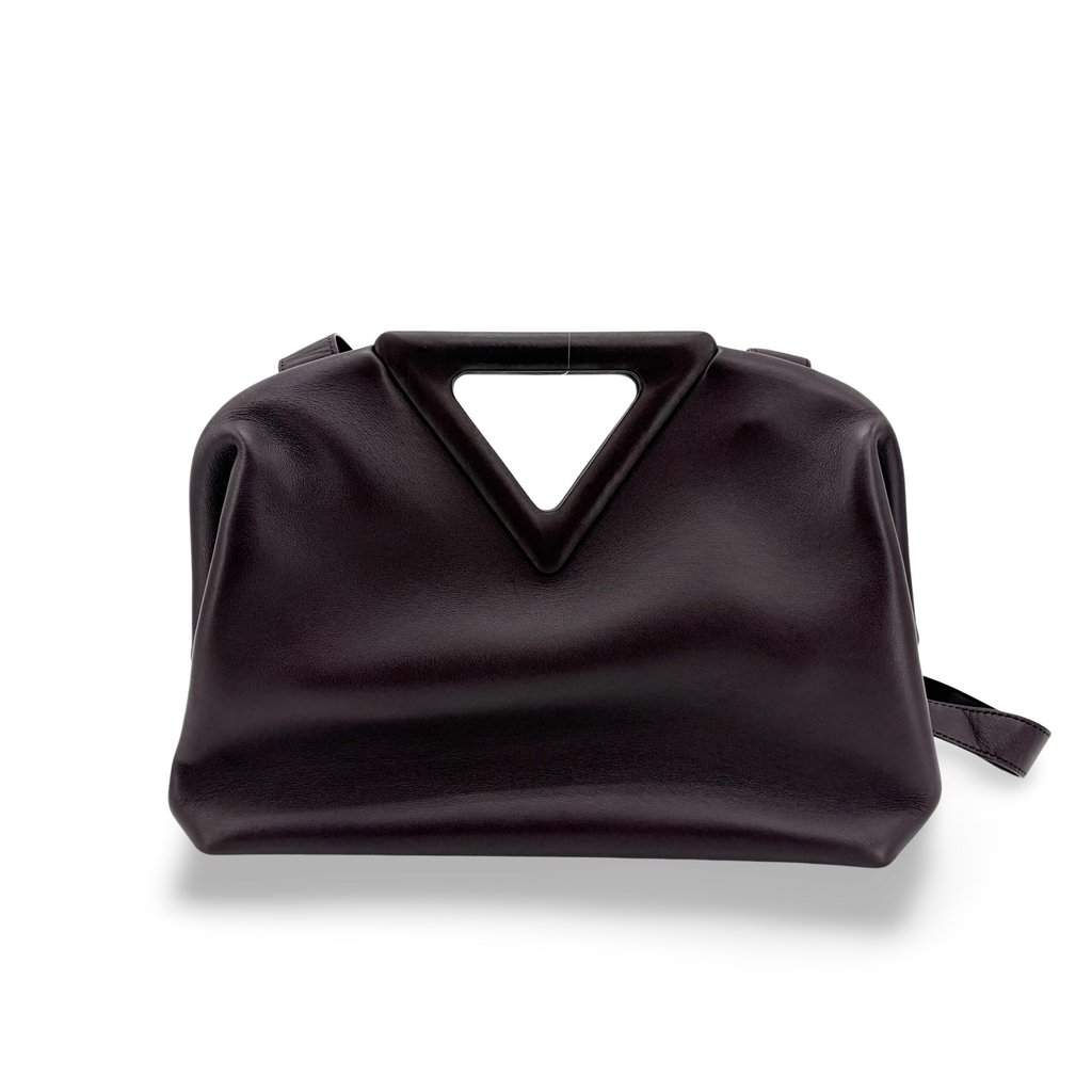 Bottega Veneta Medium Point Bag Burgundy Burgundy Leather Very good - Front View