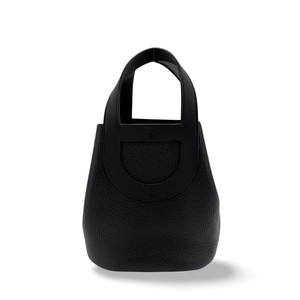 Hermès In the Loop 18 Black Black Leather Very good - Front View
