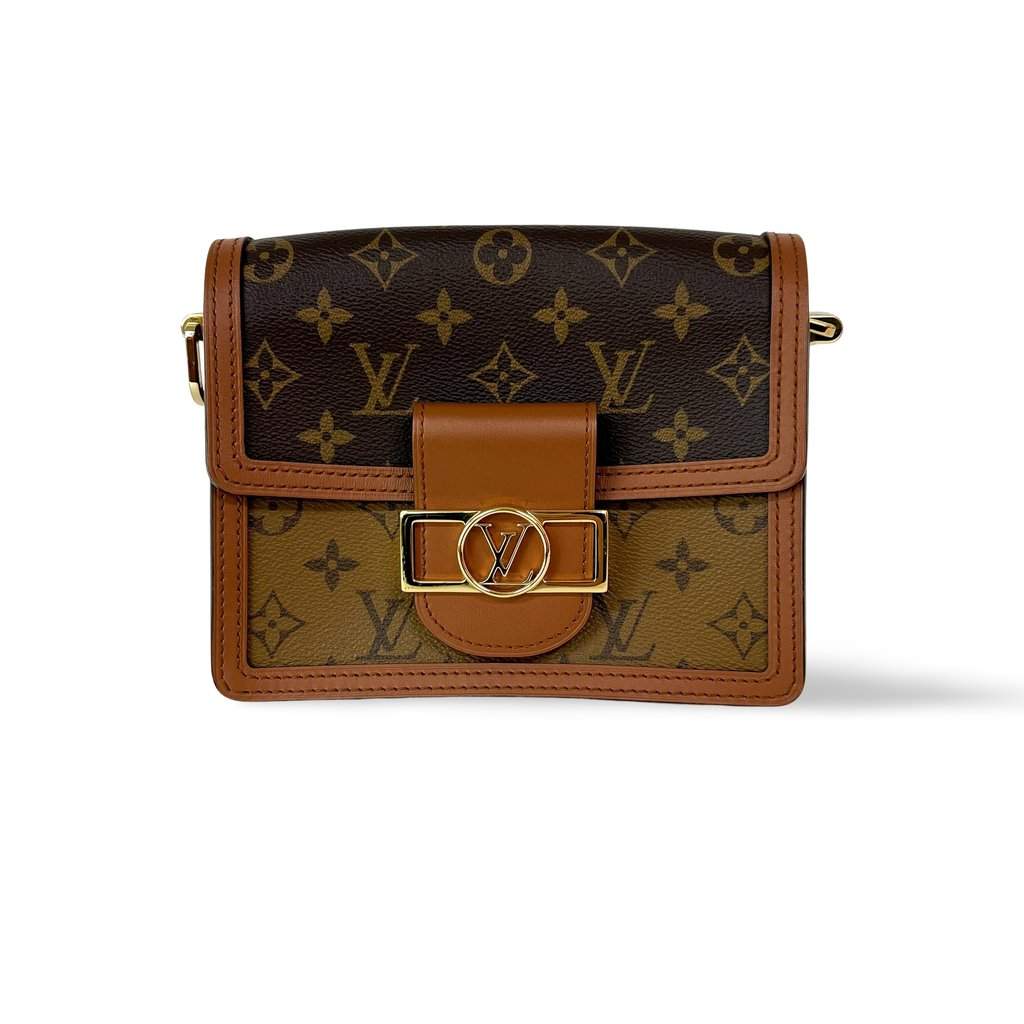 Louis Vuitton Mini Dauphine Monogram Brown Canvas Very good - Front View