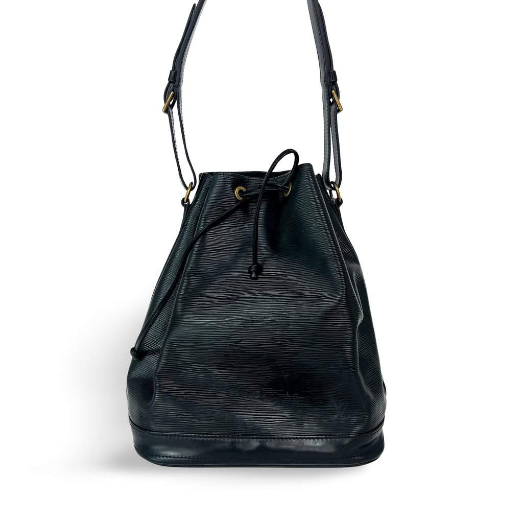 Louis Vuitton Epi Noé Black Black Leather Good - Front View