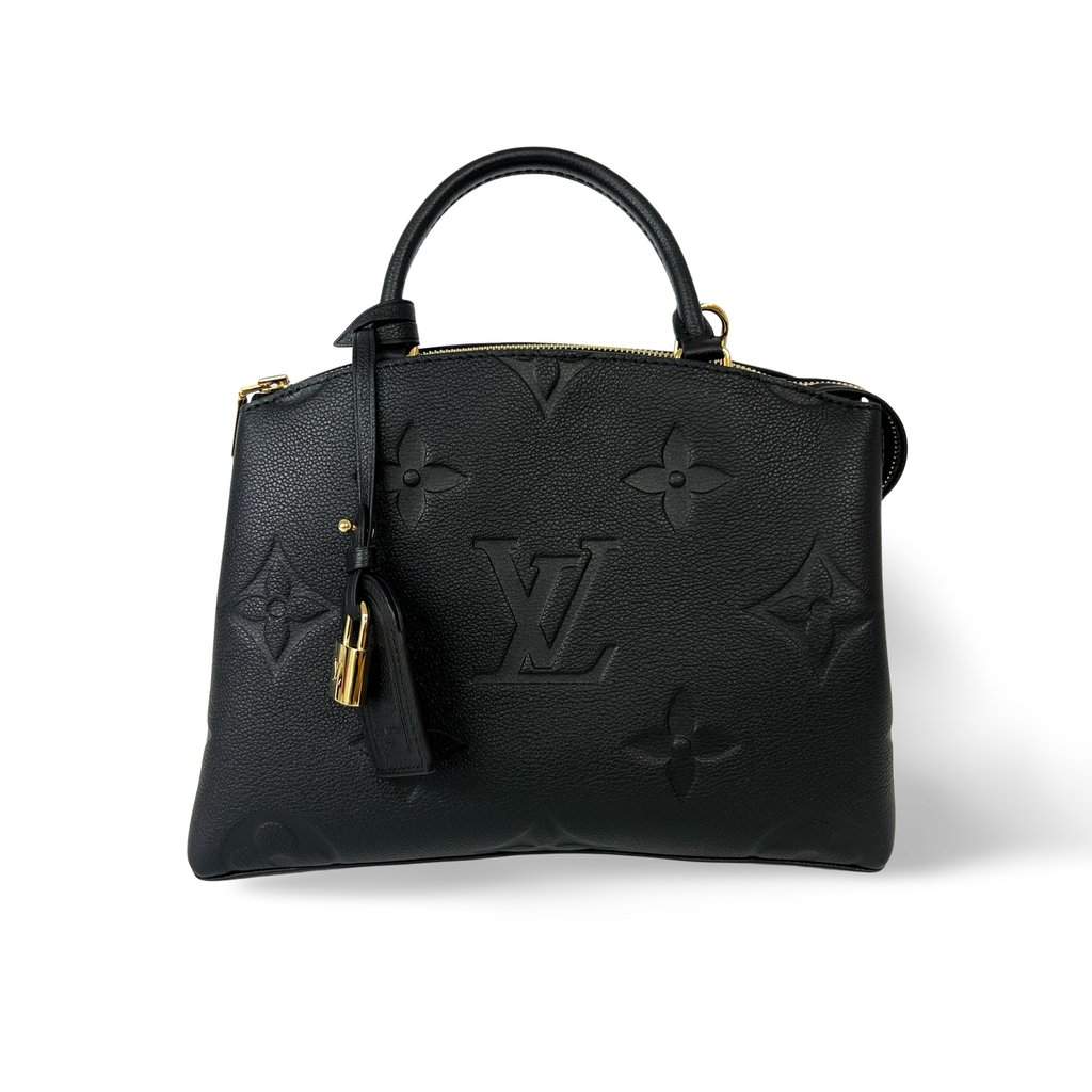 Louis Vuitton Petite Palais Monogram Empreinte Noire Black Leather Very good - Front View
