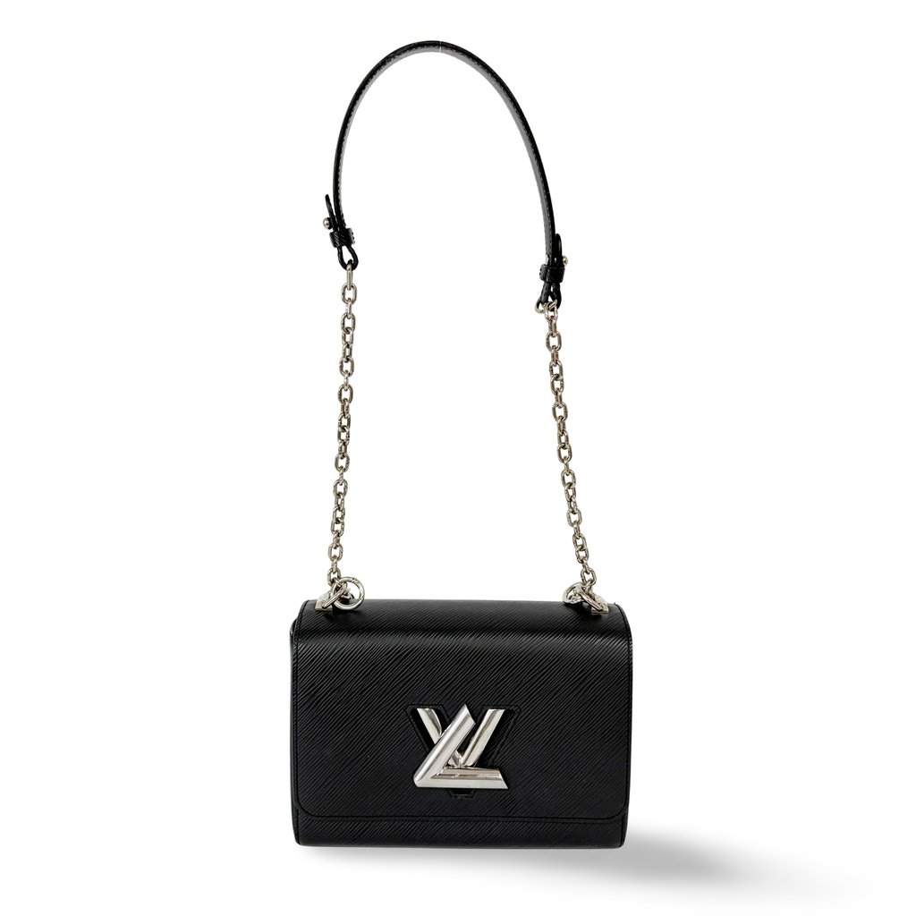 Louis Vuitton Epi Twist MM Black Silver Hardware MultiColor Leather Very good - Front View