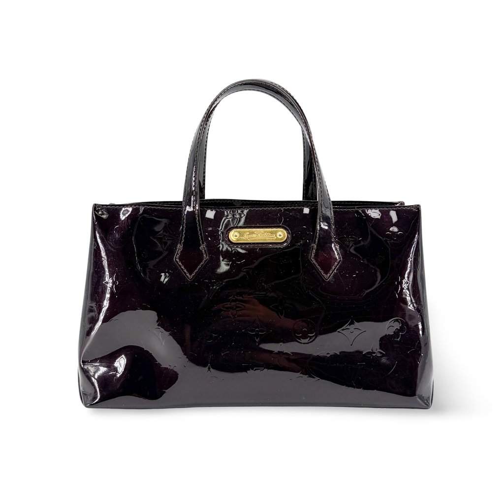 Louis Vuitton Monogram Vernis Wilshire PM Amarante MultiColor Leather Good - Front View