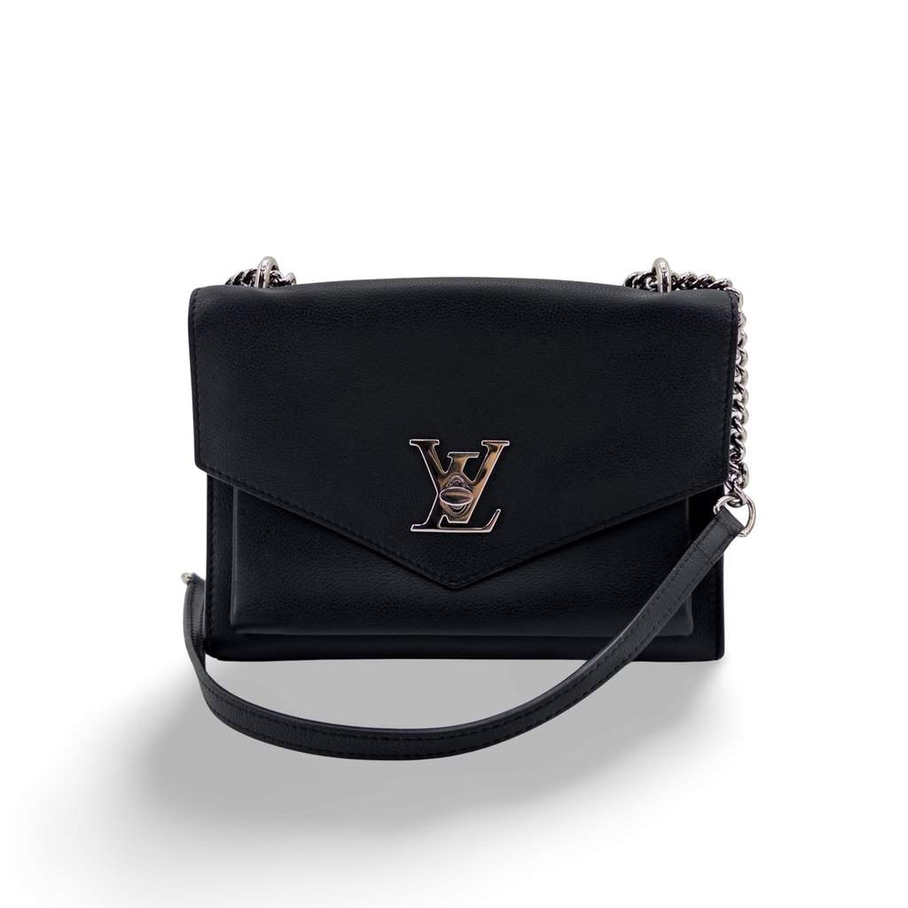 Louis Vuitton My Lock Me Chain Bag Black MultiColor Leather Very good - Front View