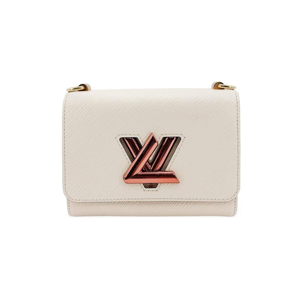Louis Vuitton Twist MM Epi Ivory Rose Gold MultiColor Leather Very good - Front View