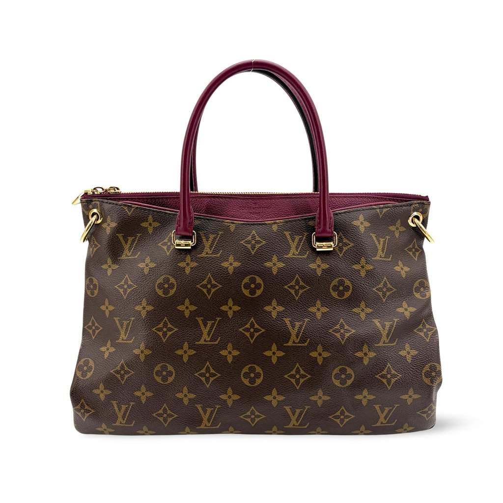 Louis Vuitton Monogram Palace MM Aurore Brown Canvas Good - Front View