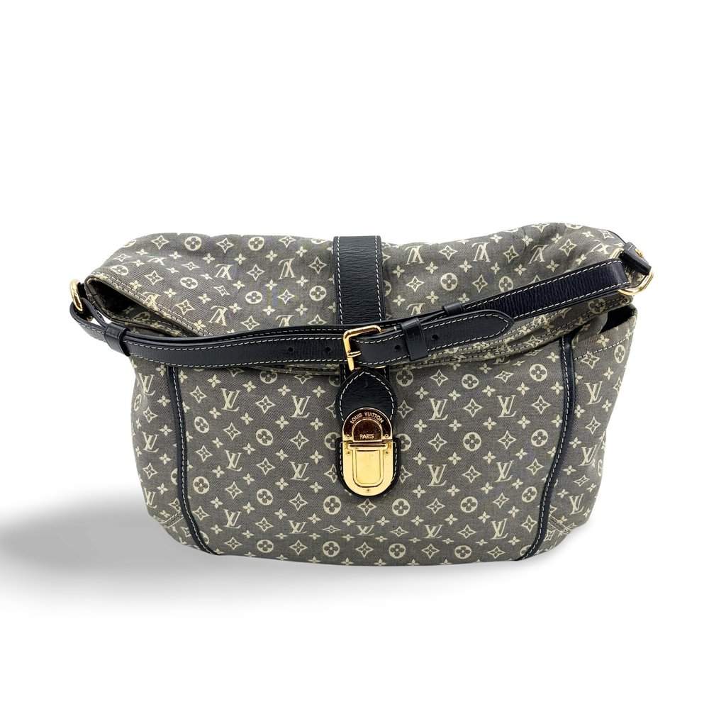 Louis Vuitton Monogram Mini Lynn Marjorie Shoulder Bag Blue Blue Canvas Good - Front View
