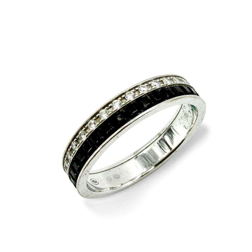 Boucheron Quattro Black Edition Wedding Band Ring MultiColor White Gold Very good - Front View