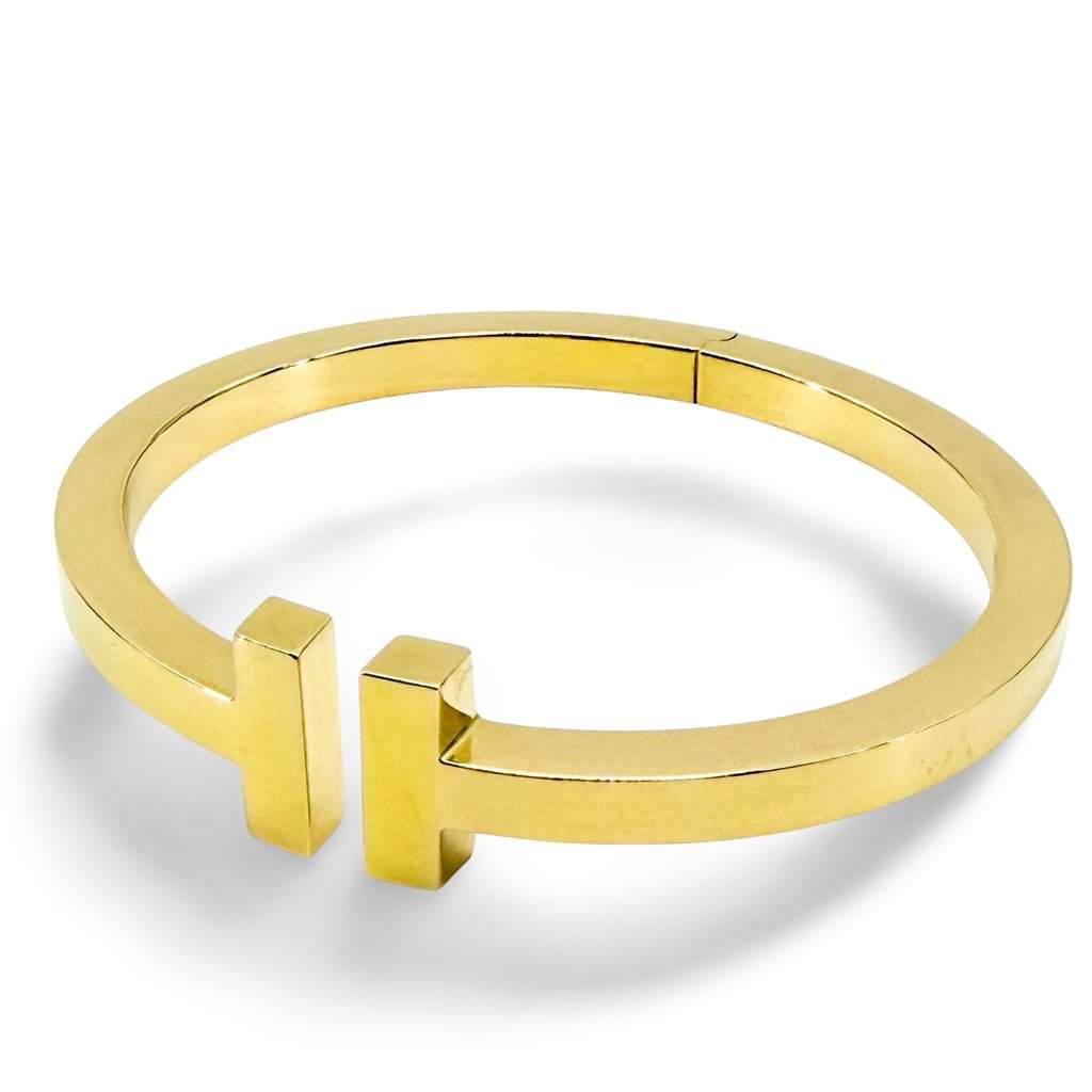 Tiffany & Co Tiffany T Square Bracelet 18K Yellow Gold Gold Gold Very good - Front View