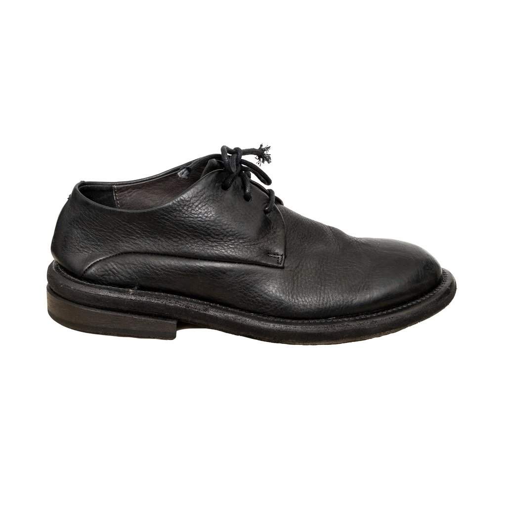 Unsigned Marsèll Gommello Derby Shoes - '10s Black Lace Good - Front View